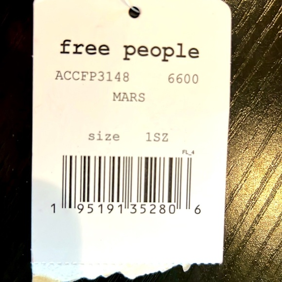 NWT FREE PEOPLE scarf/wrap rosy pink - Picture 5 of 5